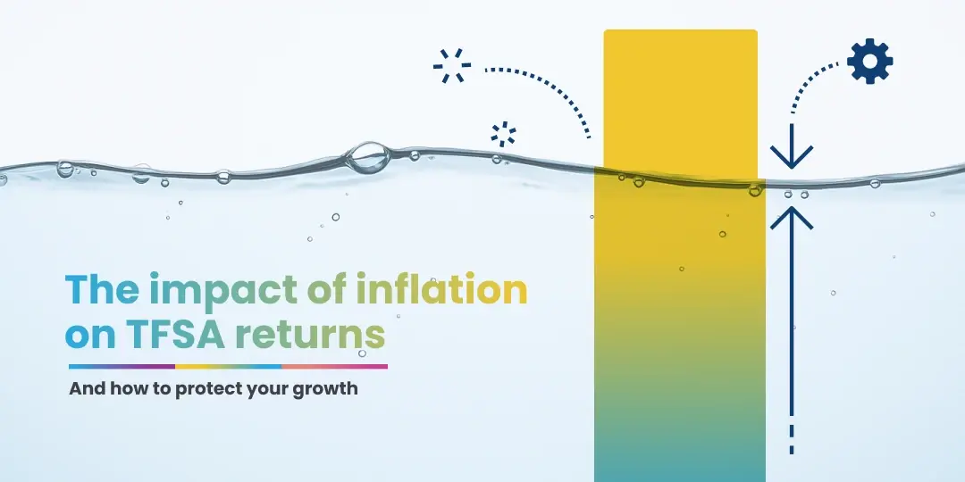 Image A tax-free savings account (TFSA) is a great way to grow your money without incurring tax. But inflation can erode buying power even if you're not paying any tax.